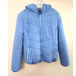 Baby blue warm jacket